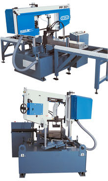Bandsäge - PP 501 - Pilous - horizontal / halbautomatisch / Doppelsäulen