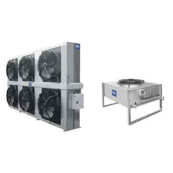 Luftgekühlter Kondensator - CTK.E 0040 D - 0450 D - EUROKLIMAT - Aluminium