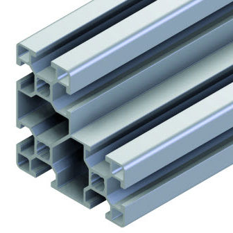 Aluminiumprofil - 20.0982/0 - Minitec - gerillt / dreieckig / rahmen