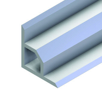 Aluminiumprofil - 20.1011/0 - Minitec - dreieckig / für Industrieanwendungen / extrudiert