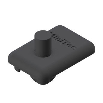 Gewindelose Endkappe - 22.0994/1 - Minitec - rechteckig / ABS / für Profilende