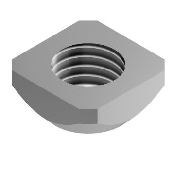 Quadratische Mutter - 21.1309/0 - Minitec - galvanisiertem Stahl / für Profilmontage