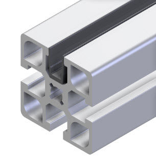Abdeck- und Einfassprofil / PVC - 22.1070/1 - Minitec - gerillt / extrudiert