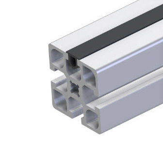 Abdeck- und Einfassprofil / NBR - 22.1010/0 - Minitec - gerillt / extrudiert