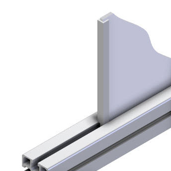 Aluminiumprofil - 21.1002/0 - Minitec - U-förmig / rahmen