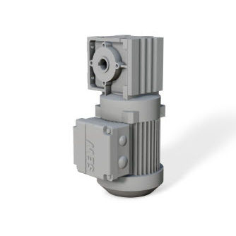 Einphasiger Getriebemotor - 33.0080/0 - Minitec - dreiphasig / Stirnrad / rechtwinklig