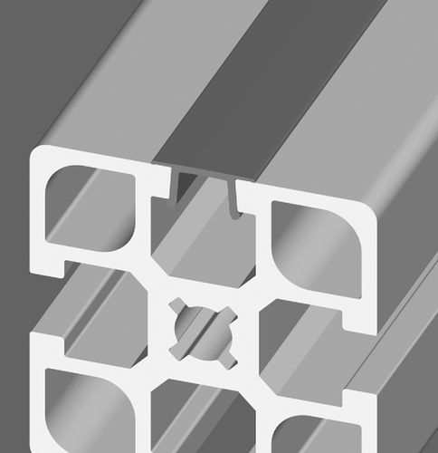 Abdeck- und Einfassprofil / abriebfester Kautschuk - 22.1020/1 - Minitec - gerillt / extrudiert