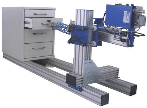 Multiparameter-Prüfstand - max. 800 mm, 0.3 m/s, 1500 N  - Hegewald & Peschke Meß- und Prüftechnik GmbH - Schubladen / mechanisch
