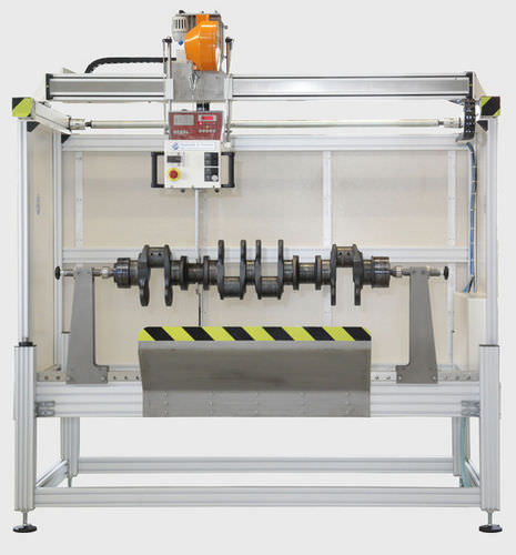 Rockwell-Härteprüfer - Hegewald & Peschke Meß- und Prüftechnik GmbH - bodenstehend / für Kurbelwelle / für Nockenwelle