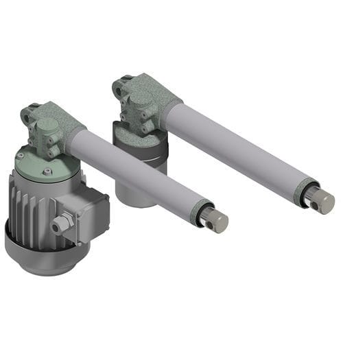 Elektrozylinder - ALI2 - MECVEL - Kugelgewindespindel / Gleitspindel / mit Schnecke