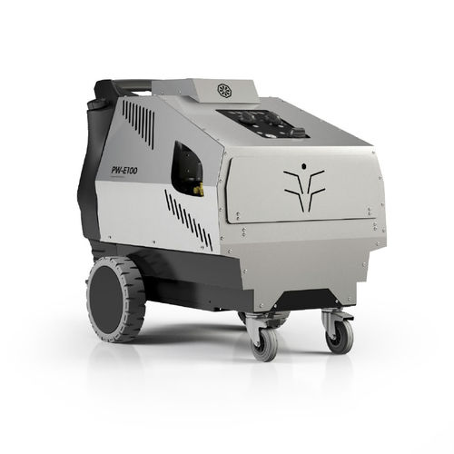 Heißwasser-Hochdruckreiniger - PW-E100 STAINLESS STEEL series - IPC - dreiphasig / mobil / Edelstahl