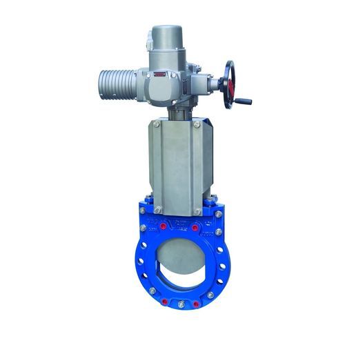 Plattenschieber - ZETA® - VAG-Group - elektrisch betätigt / Absperr / für Abwasser