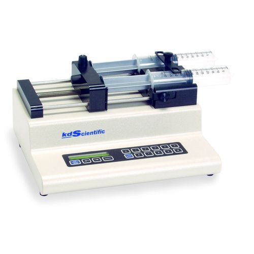 Infusionspumpe - 0.01 - 140 ml | KDS 210 - KDS - Zwei-Spritzen / für Chemikalien / schrittmotorgesteuert