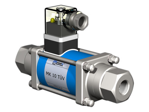 Direktgesteuertes Magnetventil - MK 10 TÜV - Müller co ax GmbH - 2-Wege / NC / für Gas