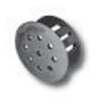 Runder Stopfen - PLV Series - West Coast Lockwasher - gewindelos / Nylon / Entlüftung