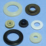 Dämmende Unterlegscheibe - 5607 / M / 9111 / SW Series - West Coast Lockwasher - Pass / flach / Nylon
