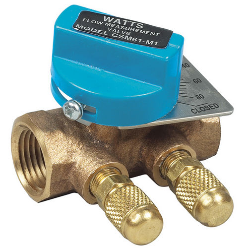 Kugelventil - CSM-61 - Watts Water Technologies - manuell / Durchsatzkontrolle / für Heißwasser