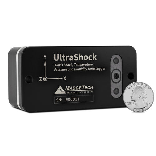 Temperatur-Datenlogger - UltraShock - MadgeTech - Druck / Feuchte / Aufprall