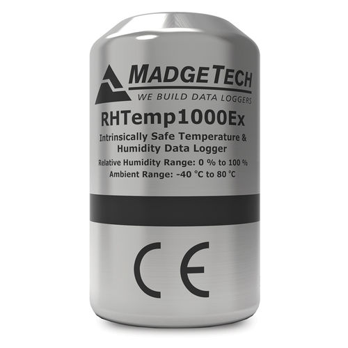 Luftfeuchtigkeits-Datenlogger - RHTemp1000Ex - MadgeTech - Feuchtigkeit und Temperatur / mit PC-Schnittstelle / ohne Display