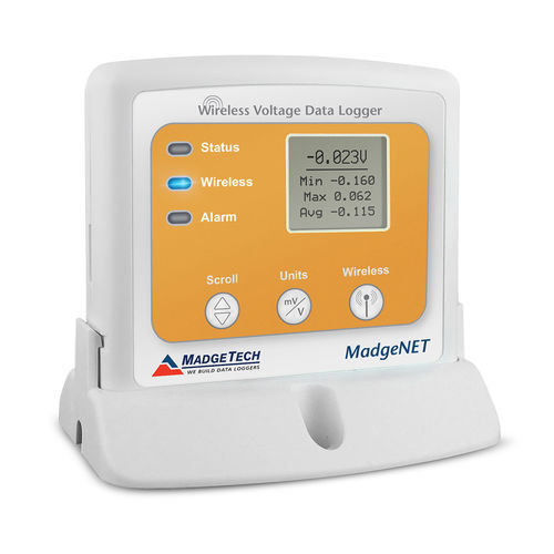 Spannungs-Datenlogger - RFVolt2000A - MadgeTech - drahtlos / mit LCD-Display / zur Kontrolle