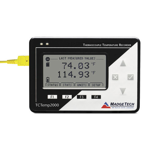 Temperatur-Datenlogger - TCTemp2000 - MadgeTech - mit PC-Schnittstelle / mit LCD-Display / für Thermoelement