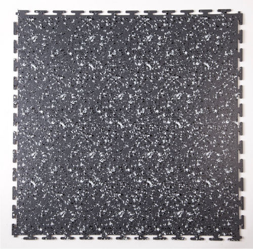 PVC-Bodenplatte - Ecoloc Granite - ECOLOC PVC Interlocking Floor Tiles - Schiefer / für Büroanwendungen