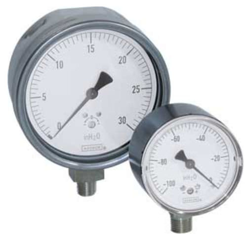 Manometer mit Zifferblatt-Anzeige - 200  - NOSHOK - Gewinde / Edelstahl / Messing