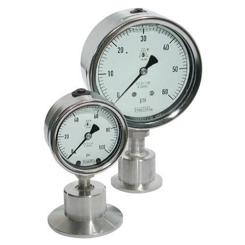 Analoges Manometer - 10  - NOSHOK - Edelstahl / Rohrfeder / Prozess