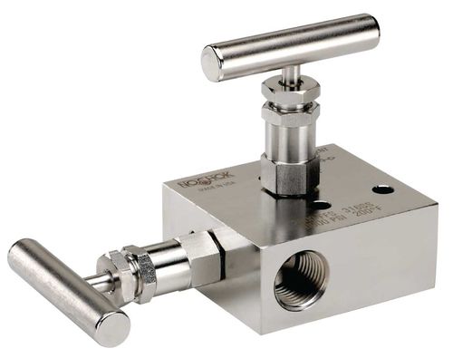 2-Wege-Verteilerblock - 2 series - NOSHOK - Edelstahl