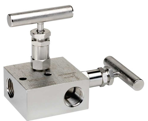 2-Wege-Verteilerblock - 2 series - NOSHOK - Edelstahl