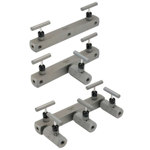 2-Wege-Verteilerblock - 2180  - NOSHOK - Edelstahl
