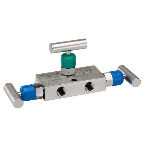 3-Wege-Verteilerblock - 3 series - NOSHOK - Edelstahl / Isolation