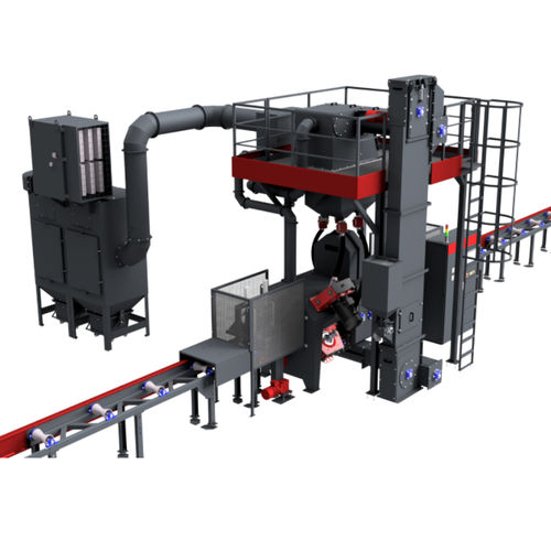 Rollbahn-Strahlanlage - PC - Gostol TST - Turbinen / für Rohre / für Walzen
