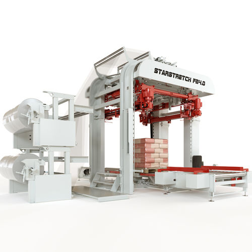 Automatische Haubenmaschine - STARSTRETCH FB4.0 - Officina Bocedi - mit Stretchfolie / für die Lebensmittel- und Getränkeindustrie / für Paletten