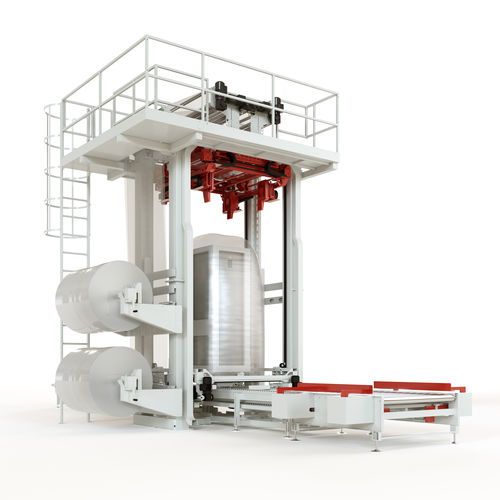 Automatische Haubenmaschine - Officina Bocedi - mit Schrumpffolie / für Paletten / vertikal