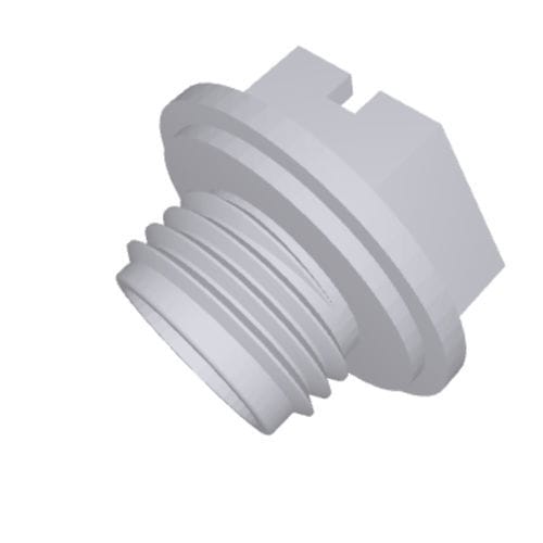 Sechseckiger Stopfen - TG series - DBI Plastics - Gewinde / Kunststoff / Leistung