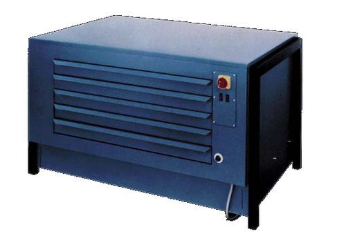 Edelstahl-Trockenschrank - max. 140 x 170 cm - Technigraf  GmbH - für Horizontal-Siebdruckrahmen / bodenstehend / Rack