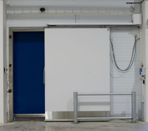 Schiebetür - AS1501F - DAN-doors - Metall / für Kühlraum / Industrie