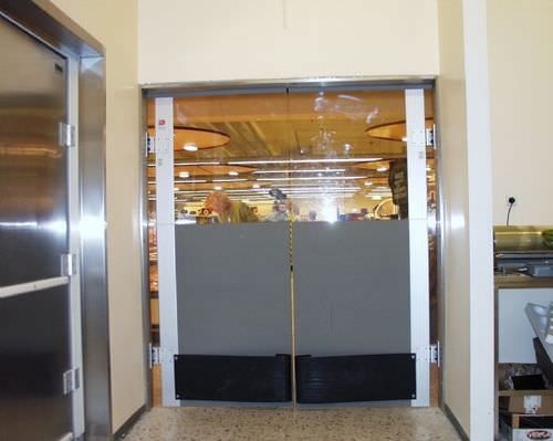 Einflügeltür - ML0052B - DAN-doors - Polycarbonat / für die Lebensmittelindustrie / Industrie
