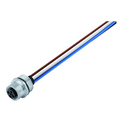 Datensteckverbinder - 813 series - Franz Binder GmbH + Co. Elektrische Bauelemente KG - Stromversorgung / innen / M12