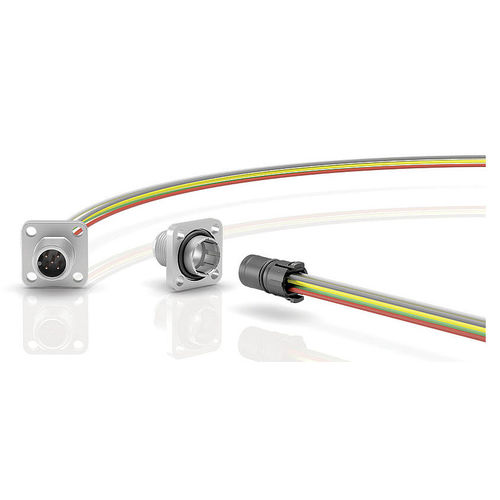 Stromversorgungs-Steckverbinder - 763 series - Franz Binder GmbH + Co. Elektrische Bauelemente KG - quadratisch / zirkulär / außen