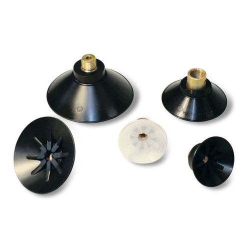 Kreisförmiger Vakuum-Saugnapf - 085099B - VUOTOTECNICA - Gummi / galvanisiertem Stahl / Silikon