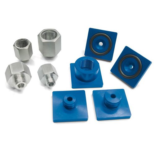 Metall-Montageset - 0008207 - VUOTOTECNICA - galvanisiertem Stahl / Aluminium / mit Saugnapf