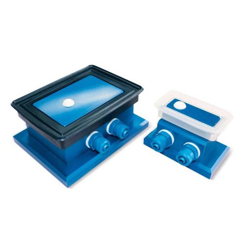 Rechteckiger Vakuum-Saugnapf - 014075 - VUOTOTECNICA - Silikon / Gummi / anodisiertes Aluminium
