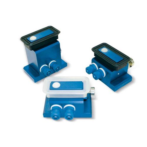 Rechteckiger Vakuum-Saugnapf - 014075 - VUOTOTECNICA - Silikon / Gummi / anodisiertes Aluminium