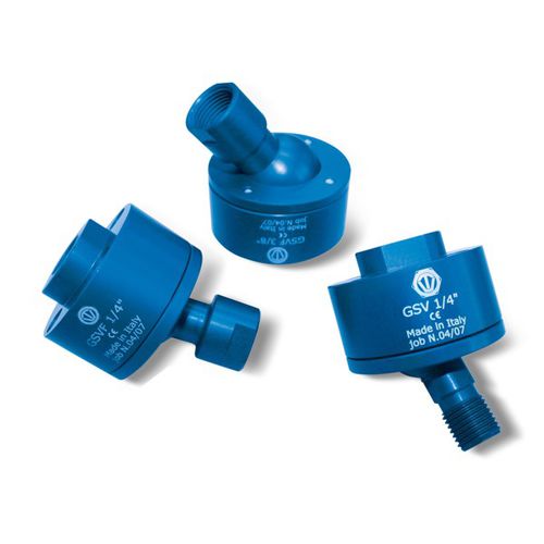 Vakuumanschluss - GSV series - VUOTOTECNICA - Einschraub / anodisiertes Aluminium / drehbar