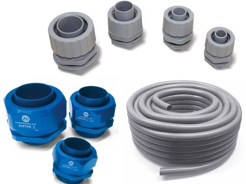 Schlauch für Luft - TPR - VUOTOTECNICA - für Druckluft / thermoplastisch / galvanisiertem Stahl