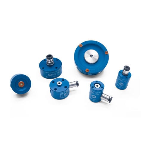 Silikon-Saugnapf - BEC series - VUOTOTECNICA - anodisiertes Aluminium / Edelstahl / Vakuum
