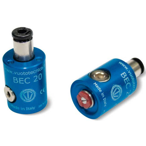 Vakuum-Saugnapf / Bernoulli - BEC series - VUOTOTECNICA - kreisförmig / Silikon / anodisiertes Aluminium