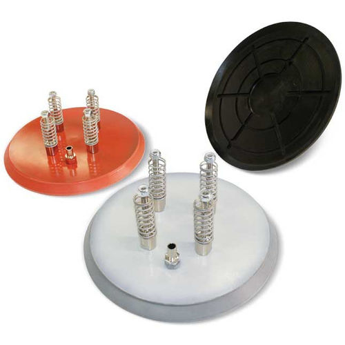 Runder Vakuum-Saugnapf - 0836010 - VUOTOTECNICA - flach / Silikon / Gummi